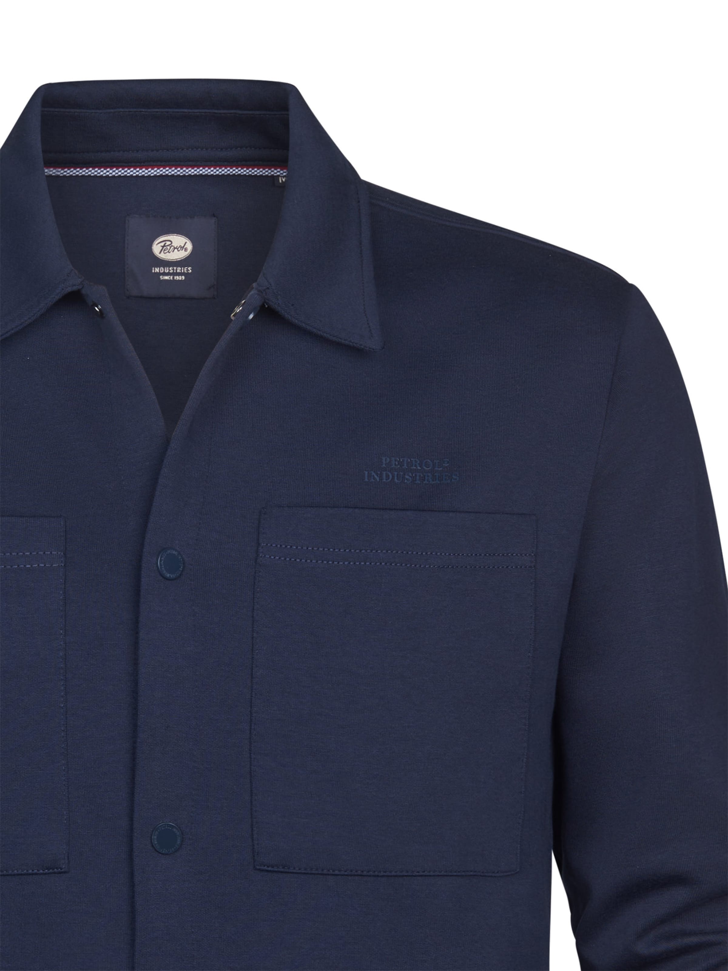Petrol Industries Regular Fit Hemd in Blau