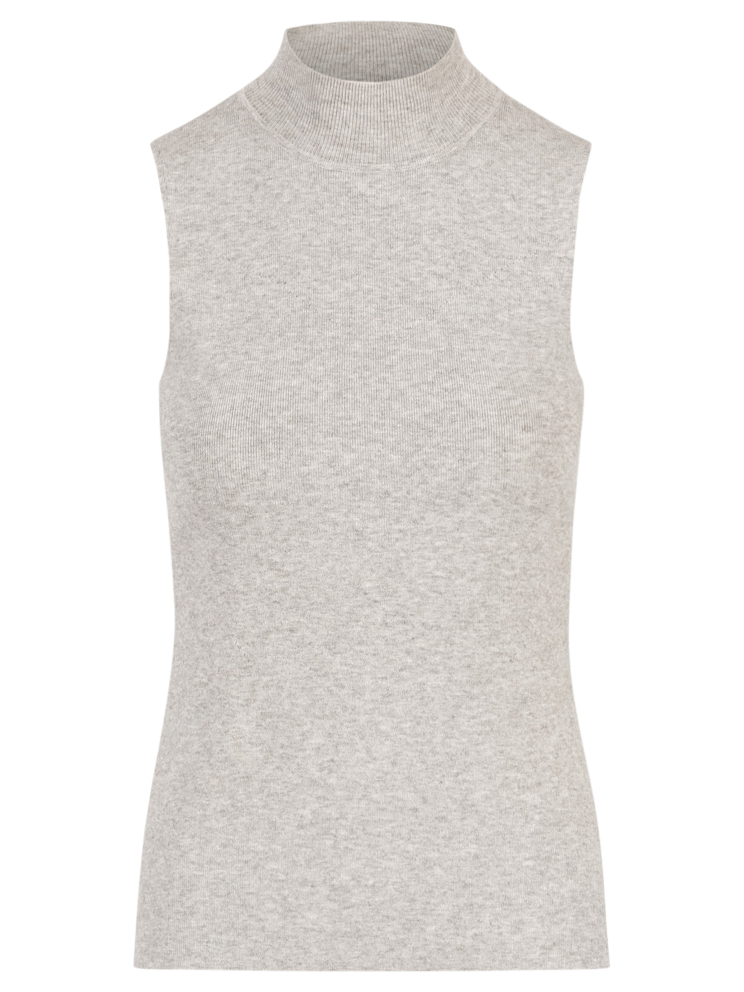 APART Knitted Top in Grey: front