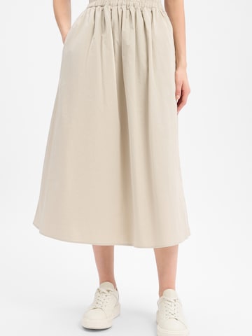 Marie Lund Rok in Beige: voorkant