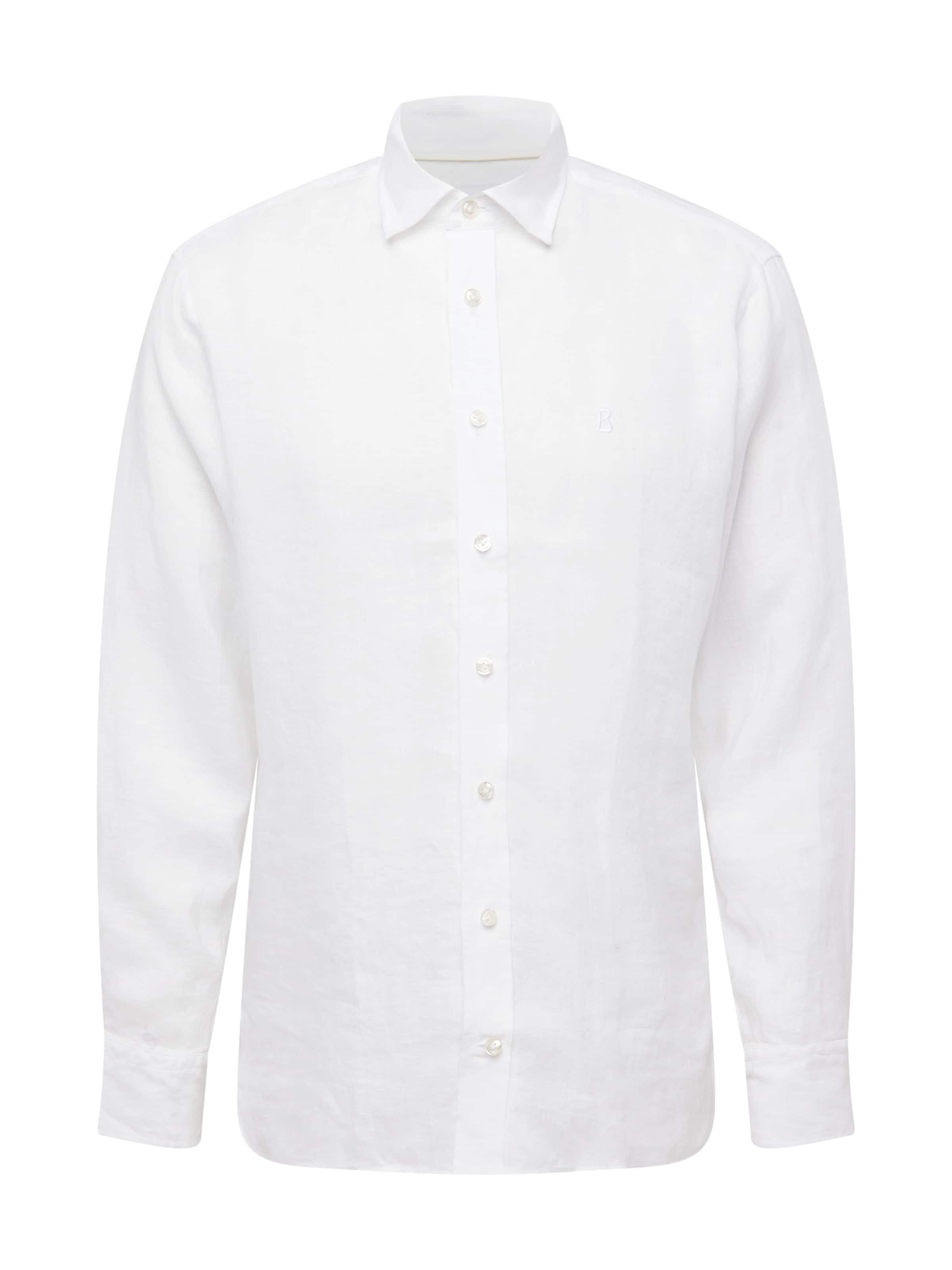 BOGNER Риза 'Timi' в бяло: отпред