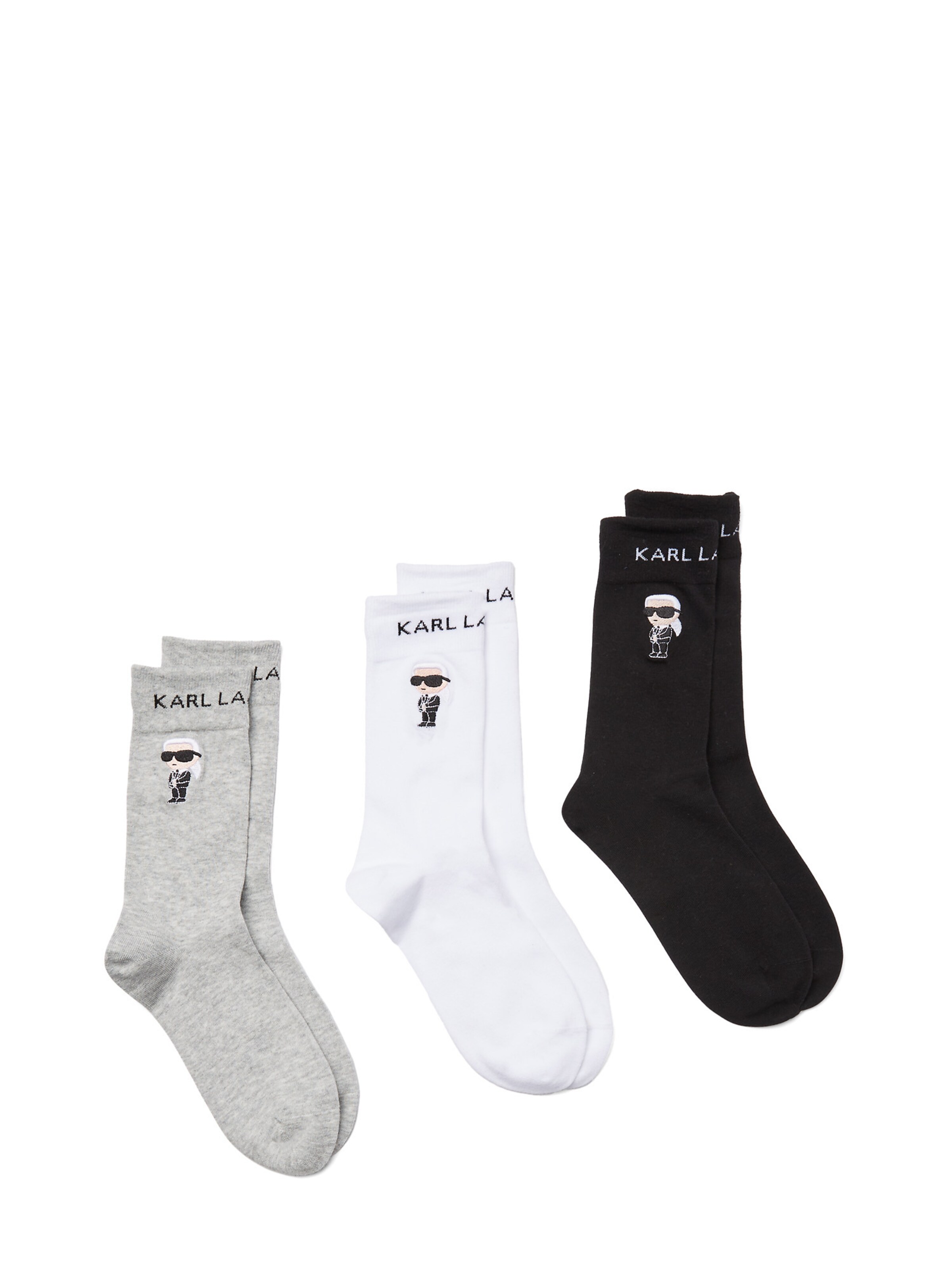 jauktas krāsas Karl Lagerfeld Zeķes