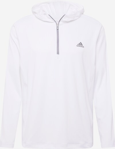 adidas Golf Sportsweatshirt 'NOVELTY' in silbergrau / weiß, Produktansicht