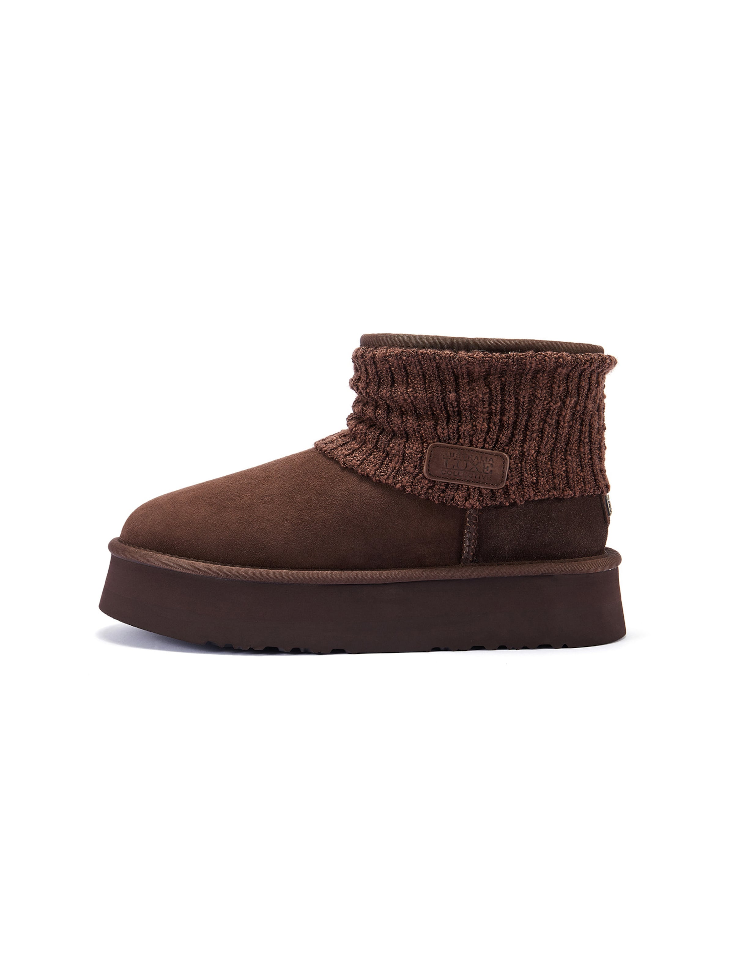 Bottines 'FAME ULTRA' Australia Luxe Collective en marron : devant