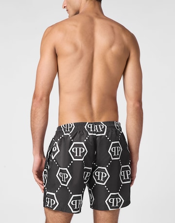 Philipp Plein - Calções de banho em preto