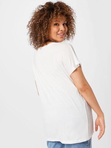 ONLY Carmakoma - Camisa 'KETTY' em branco