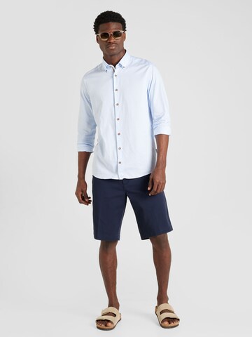 bugatti Regular Fit Hemd in Blau