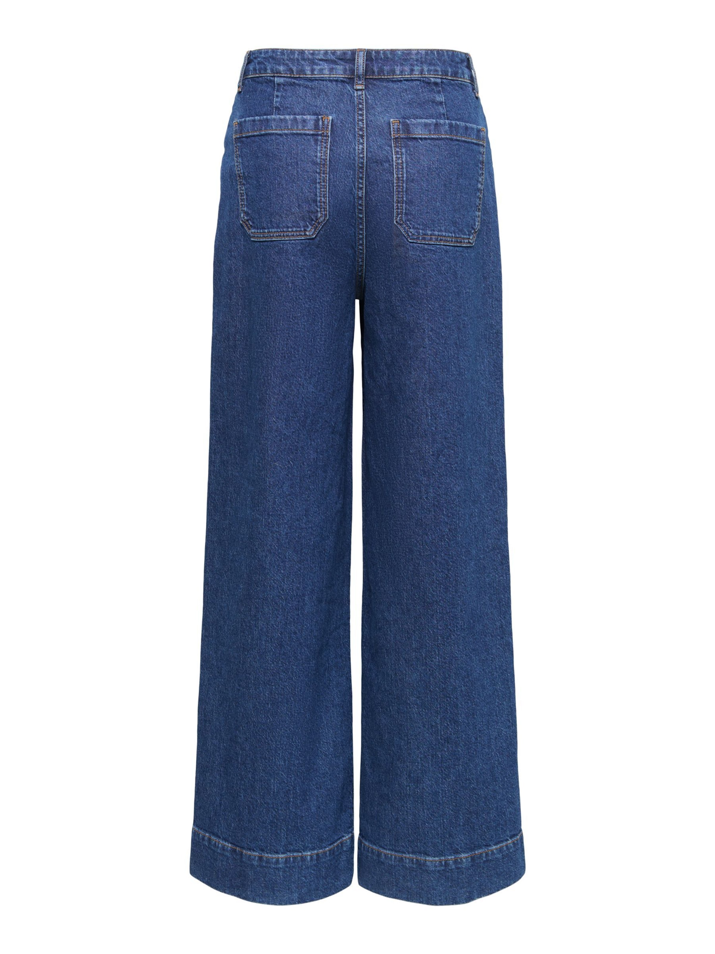 JDY Wide Leg Jeans 'VEGA' i blå