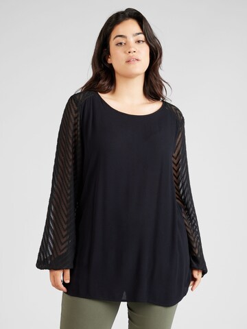 Z-One Blouse 'Sandra' in Black: front