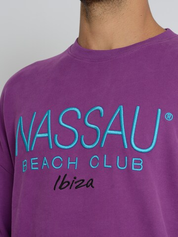 NASSAU Beach Club Sweatshirt in Lila