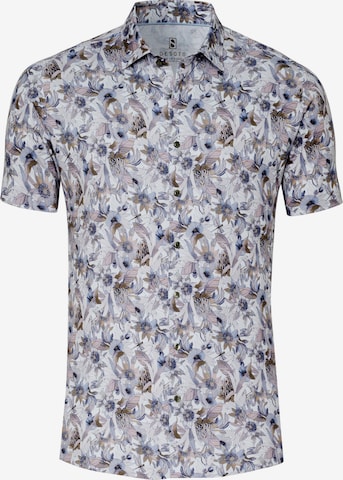 Chemise DESOTO en marron : devant