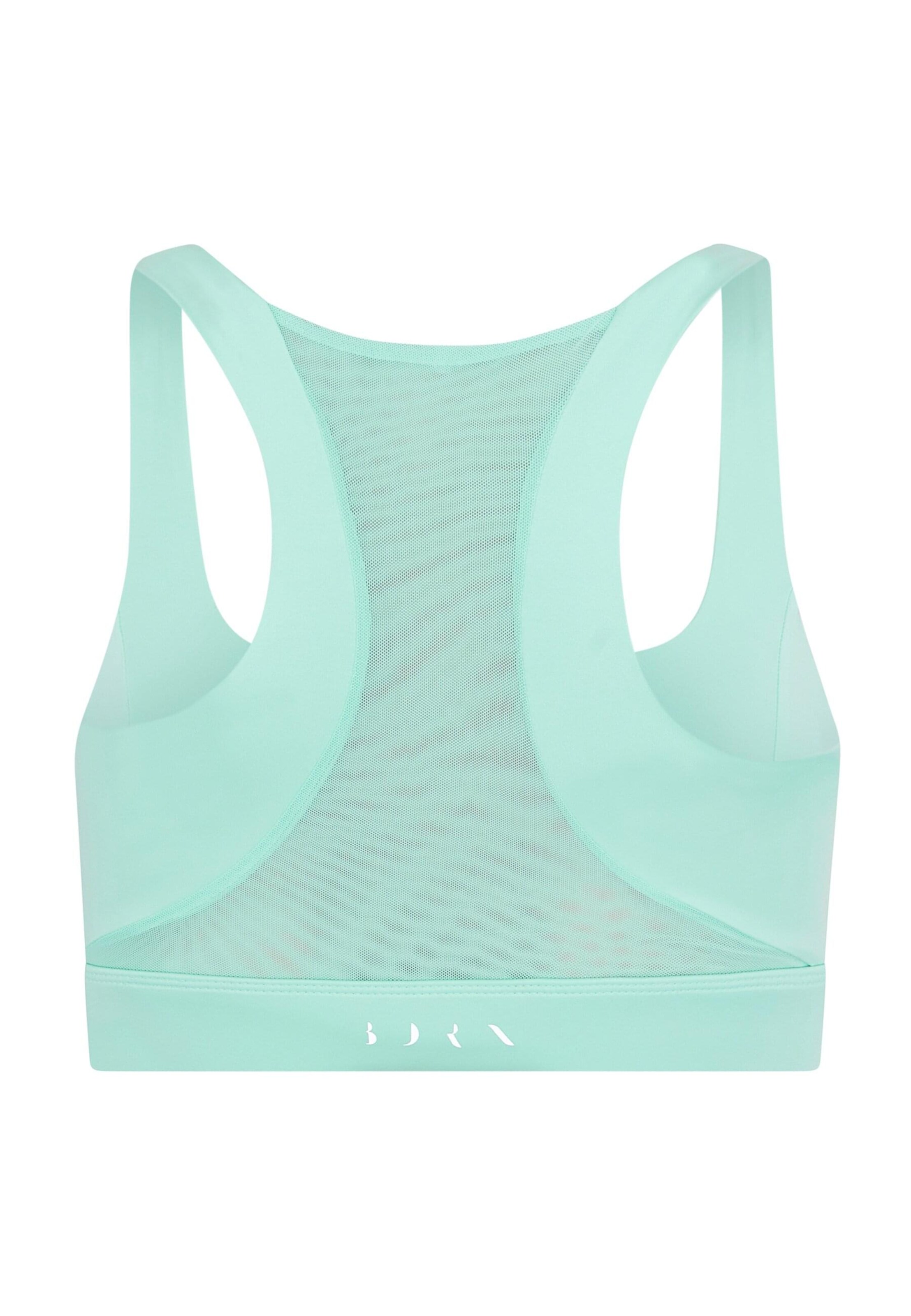 Born Living Yoga Bustier BH 'Padma' in Grün