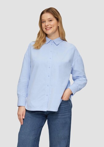 s.Oliver Blouse in Blauw: voorkant