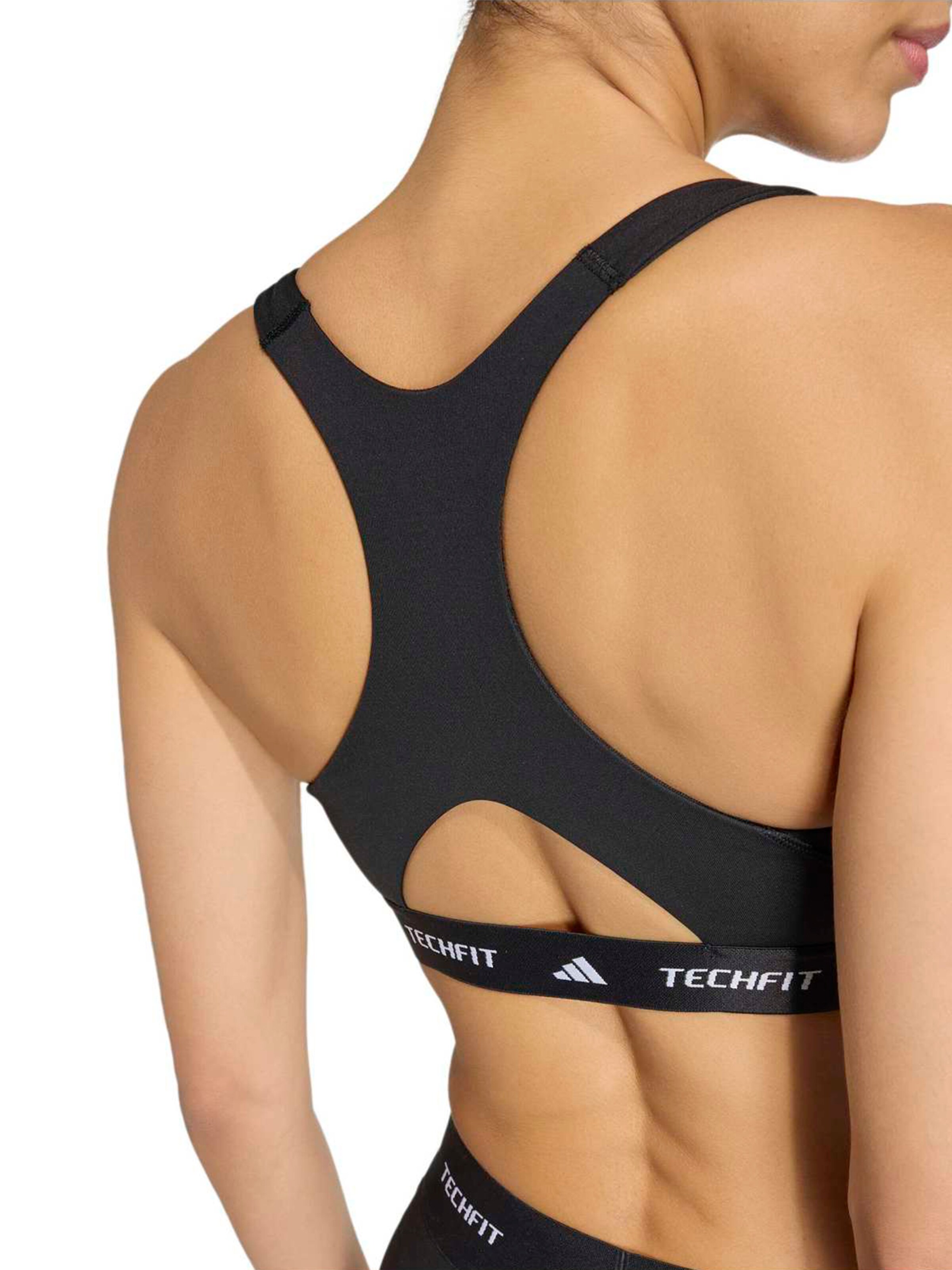 ADIDAS PERFORMANCE Bustier Sport-BH in Schwarz