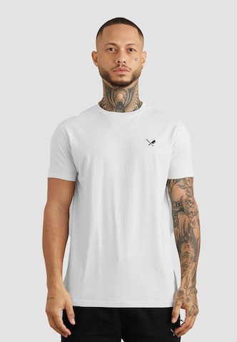 Distorted People Shirt in Wit: voorkant