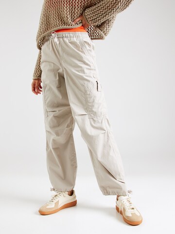 Effilé Pantalon cargo Sublevel en beige : devant