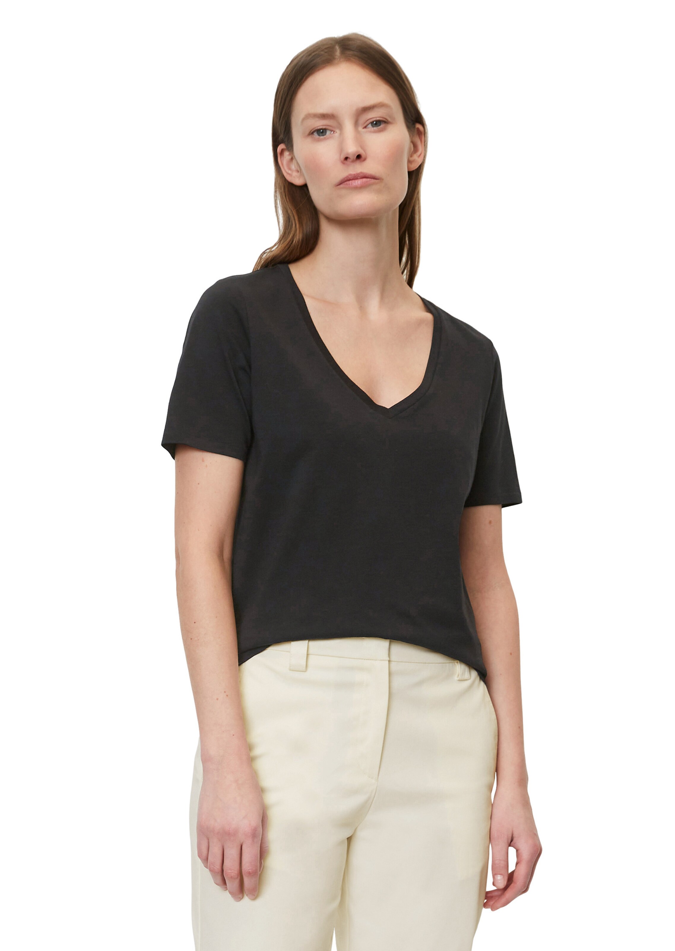 Marc O'Polo Tričko - Čierna: predná strana