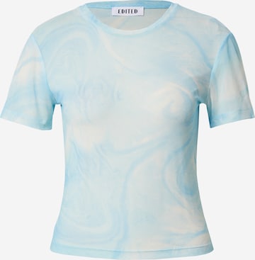 EDITED Top 'Hauke' in Blauw: voorkant