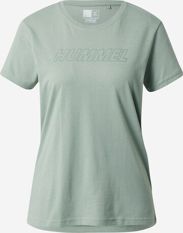 Hummel Functioneel shirt in Groen: voorkant