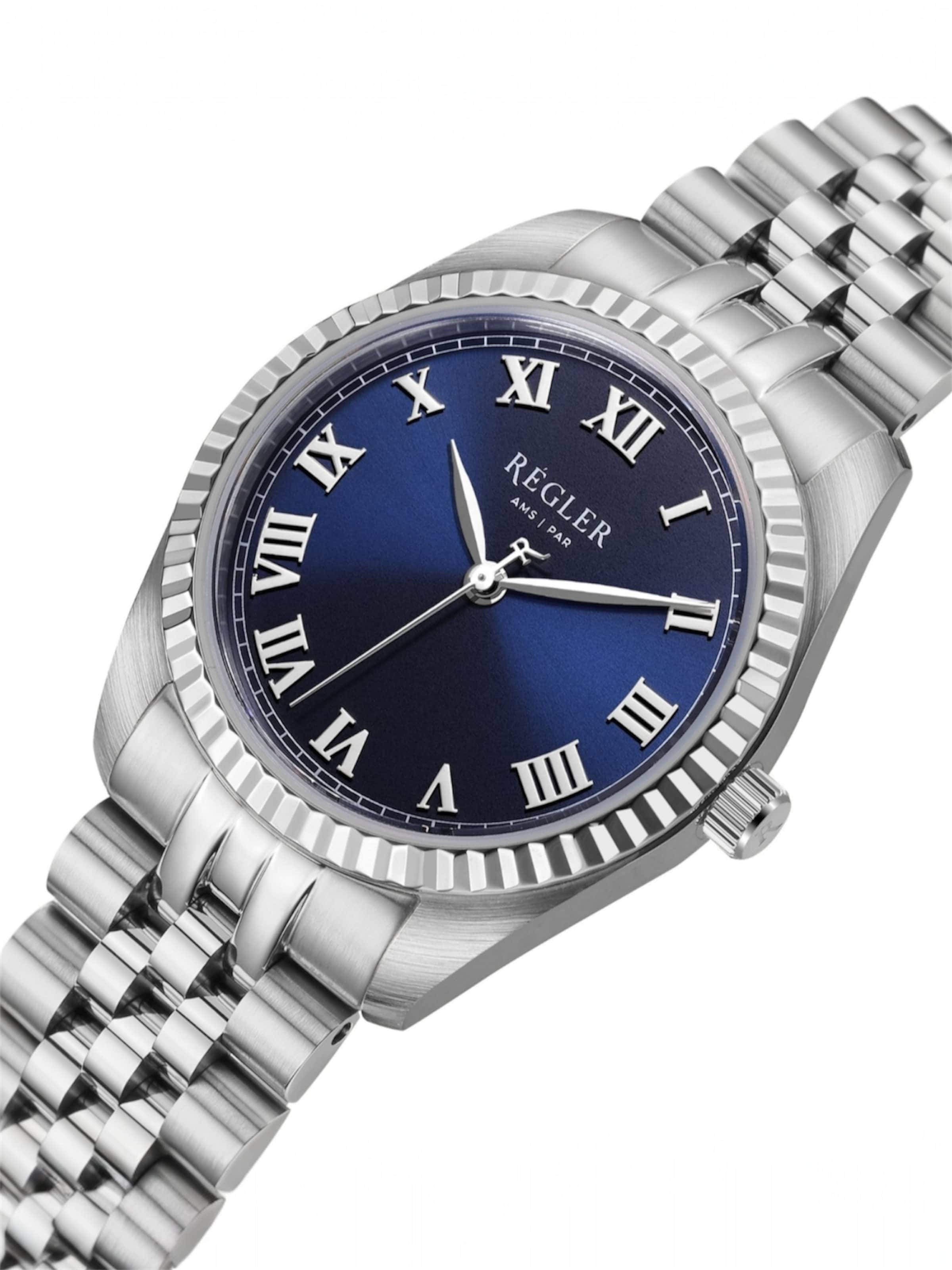 Orologio analogico di Régler in argento