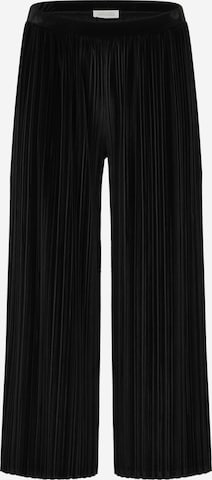 Guido Maria Kretschmer Curvy Wide Leg Housut 'Felicitas' värissä musta: etupuoli