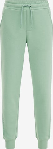 Pantalon WE Fashion en vert : devant