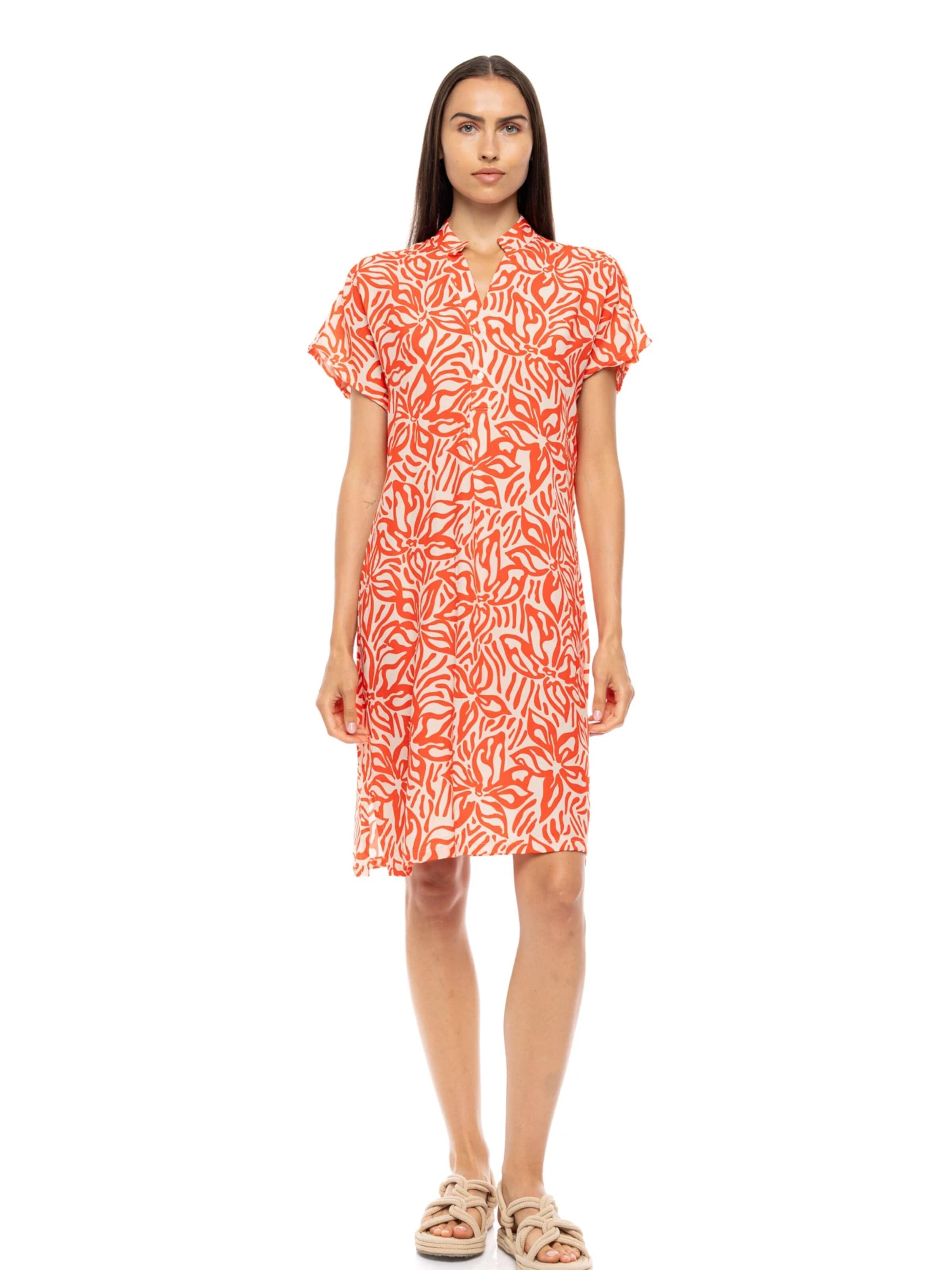 Pink Label Sommerkjole i orange: forside