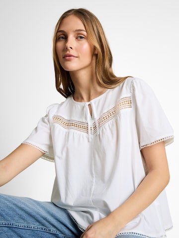 TOM TAILOR DENIM Blouse in White