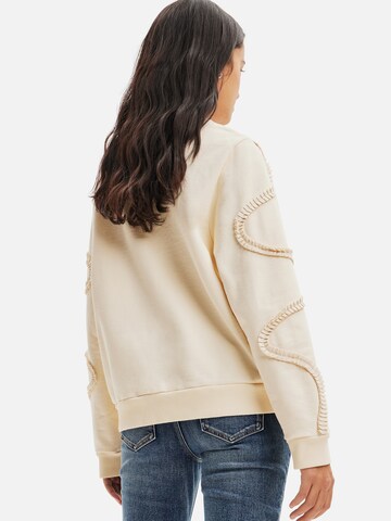 Sweat-shirt Desigual en beige