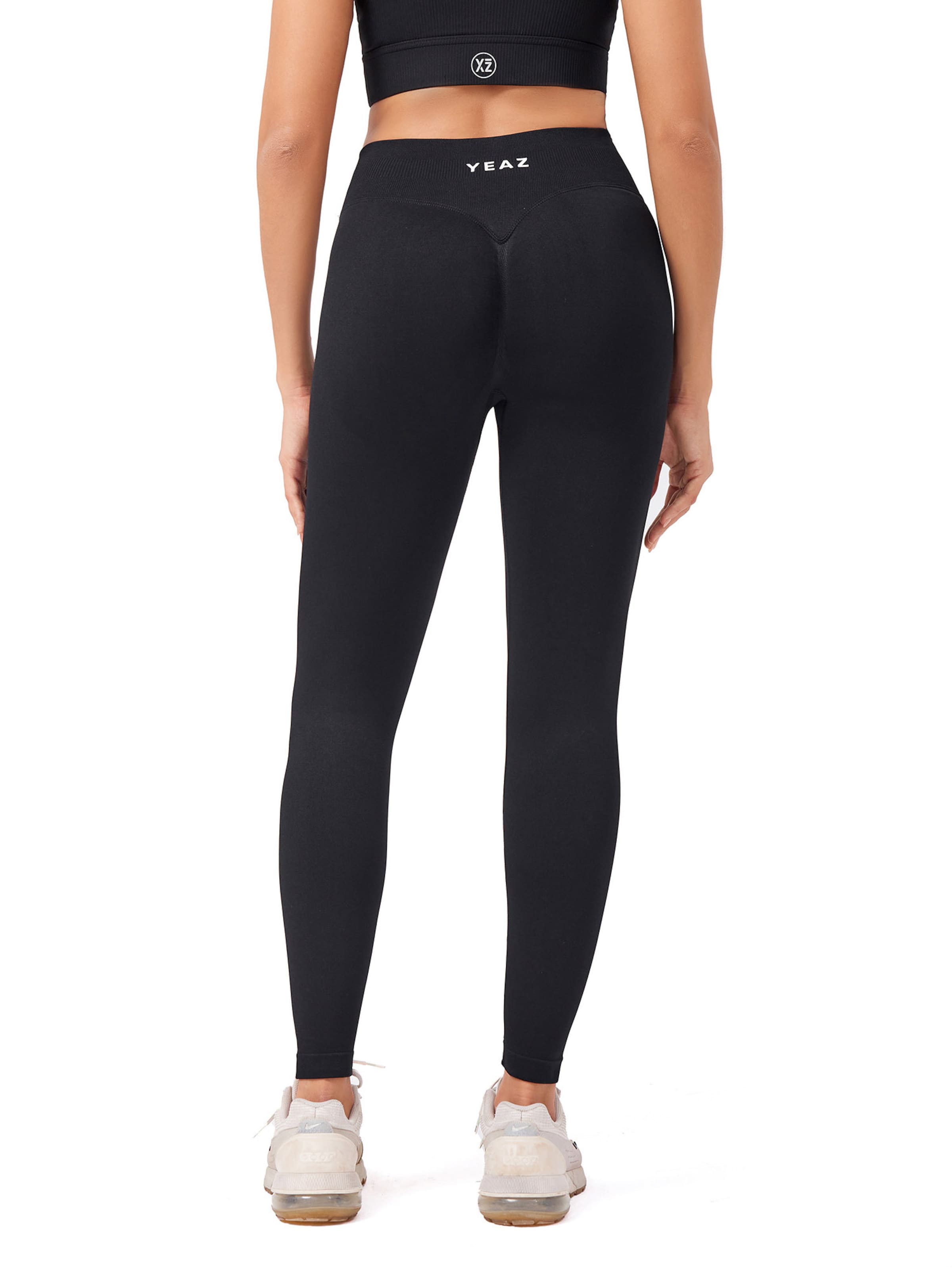 Skinny Pantalon de sport 'Flex' YEAZ en noir