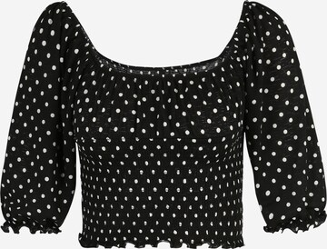 Only Petite - Camiseta 'PELLA' en negro: frente