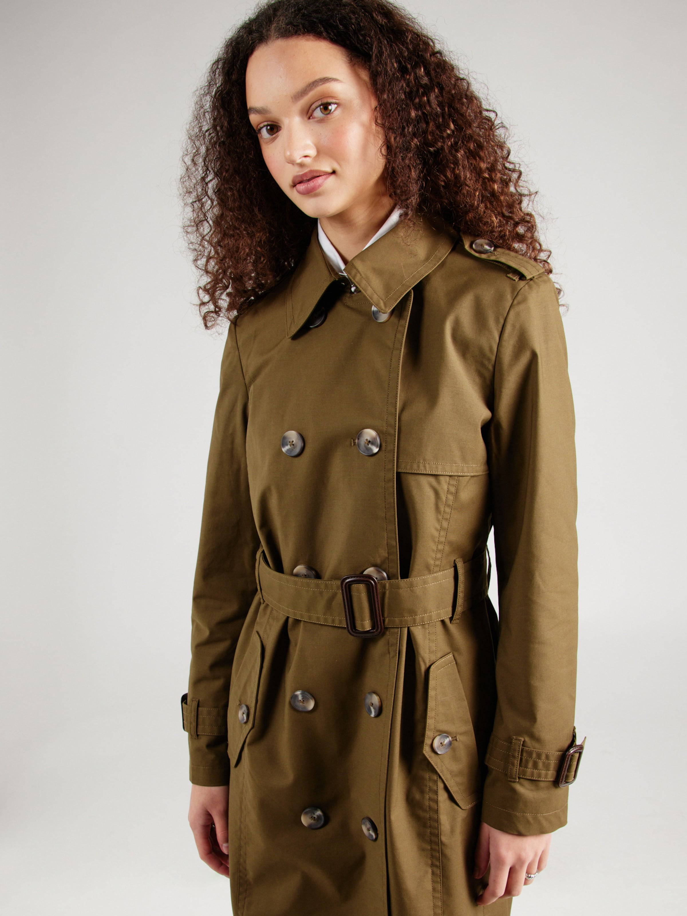 ESPRIT Between seasons coat in Khaki ABOUT YOU