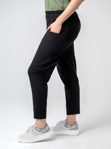 LEAFLETIC Regular Trousers 'Leafletic Women’s Trouser' in Black