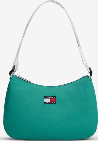 Sac bandoulière 'Essential' Tommy Jeans en vert : devant