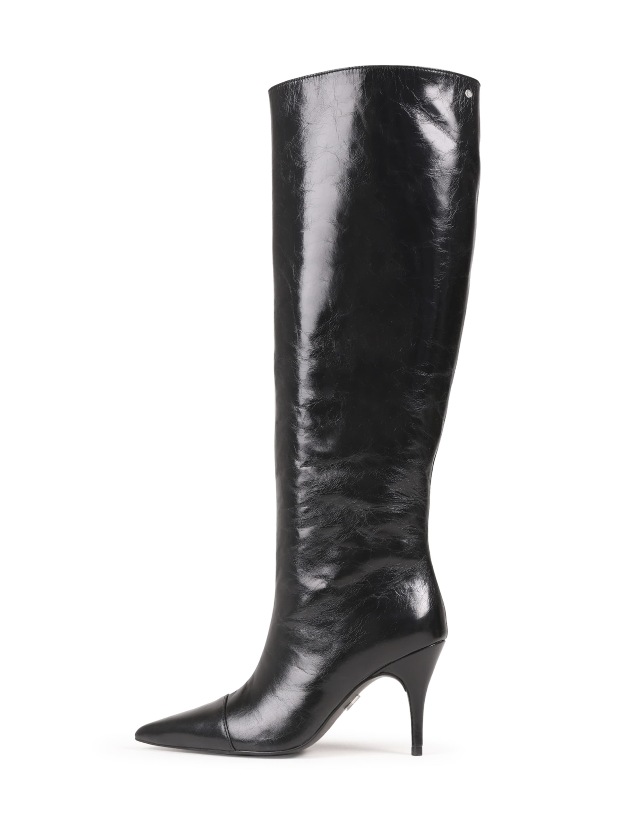 Bottes 'Aly-Cia' BRONX en noir : devant