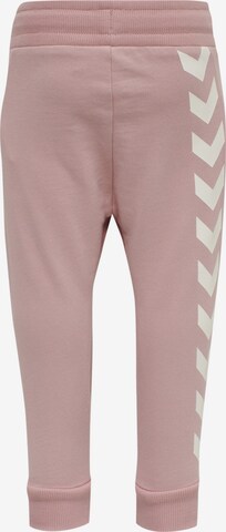 Effilé Pantalon de sport 'Apple' Hummel en rose