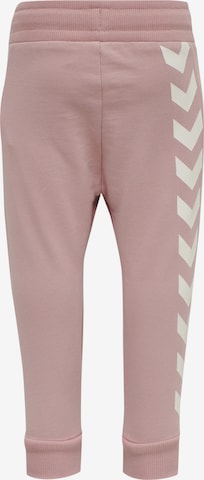 Hummel Tapered Sporthose 'Apple' in Pink