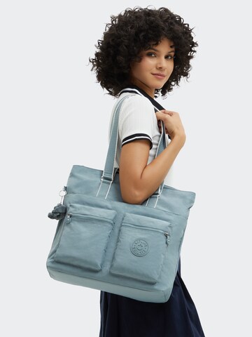 Shopper 'India' di KIPLING in blu: frontale