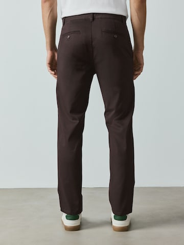 Next Úzky strih Chino nohavice - Fialová