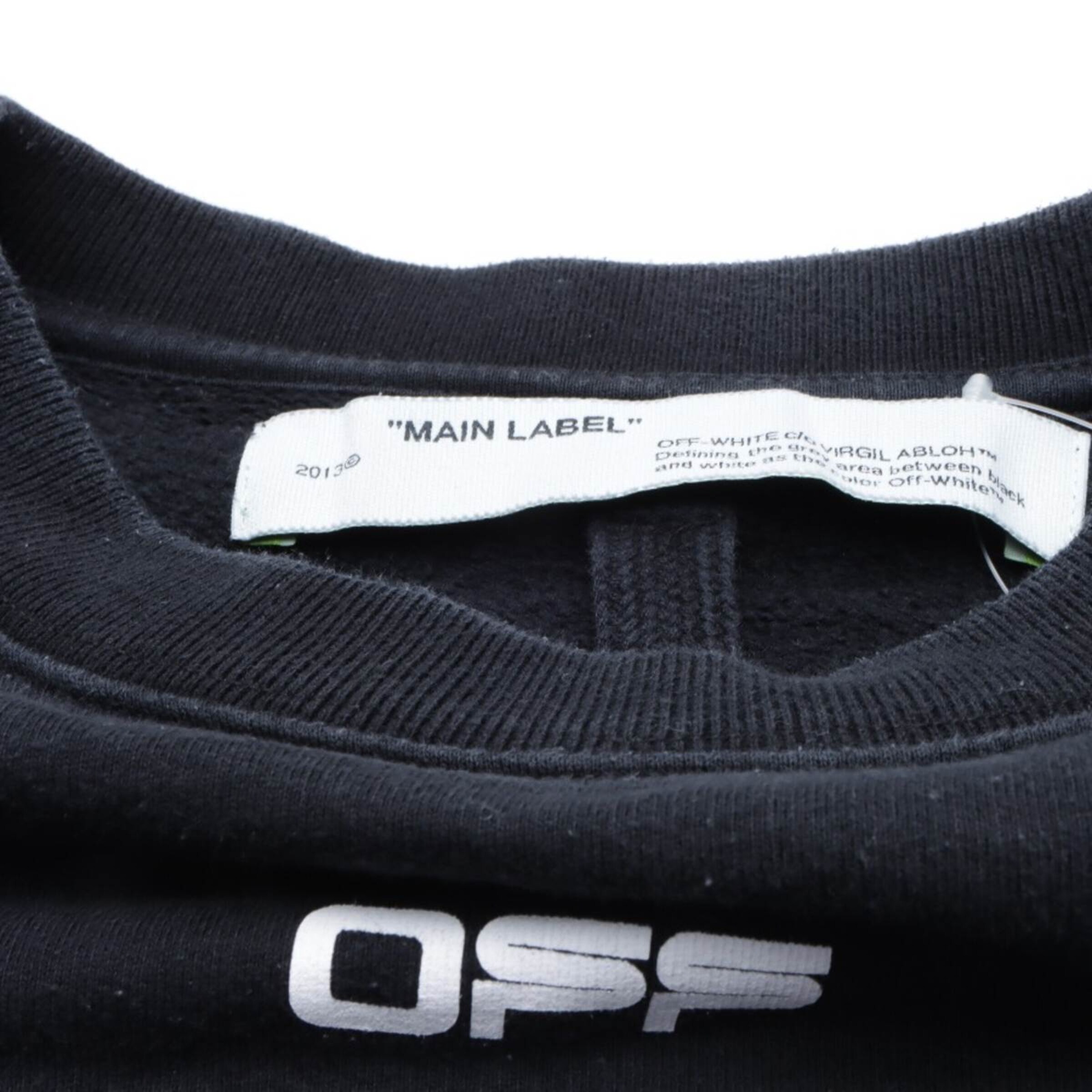 Off-White Sweatshirt / Sweatjacke XXL in Grau