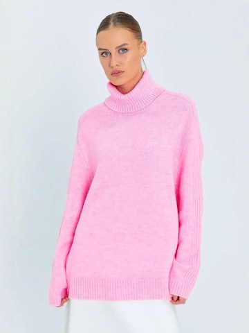Pullover 'Pullover' di MixRay in rosa: frontale