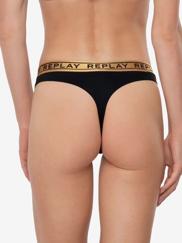 REPLAY Thong in Black