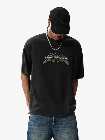 Evisu - Camisa em preto: frente