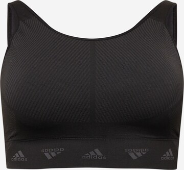 ADIDAS SPORTSWEAR Sports bra in Black: front