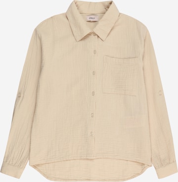 ONLY GIRLS - Blusa 'KOGTHYRA' en beige: frente