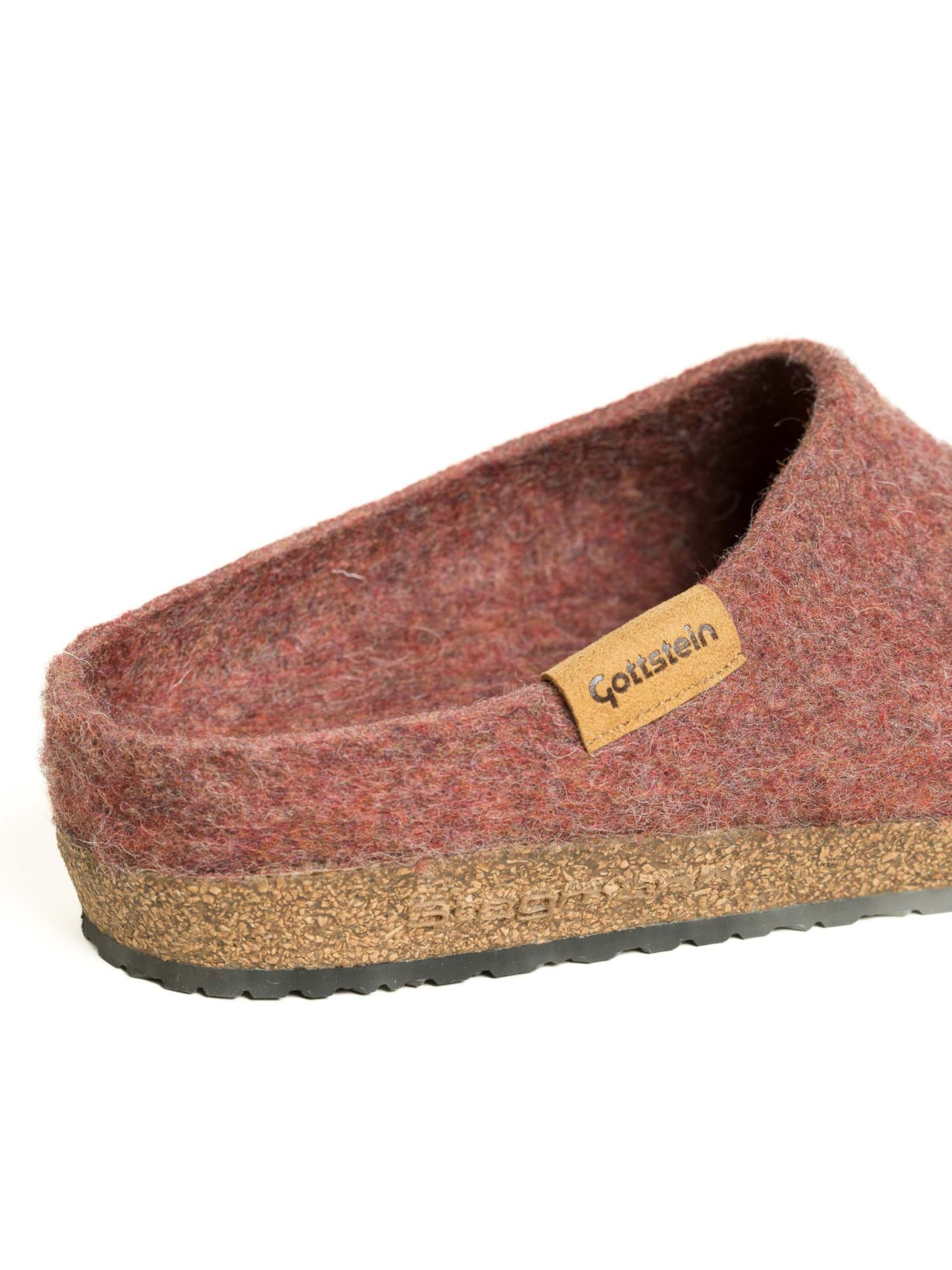 Stegmann Clogs 'Filzclogs Stegmann 208' in Red