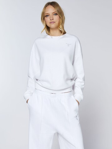 CHIEMSEE Sweatshirt in Weiß: Vorderseite