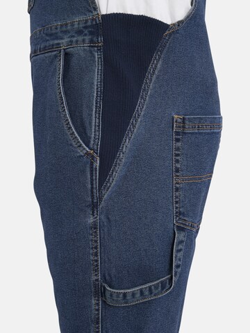 Jan Vanderstorm Loosefit Tuinbroek jeans ' Focko ' in Blauw