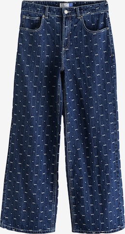 mėlyna Next Plačios klešnės Džinsai: priekis