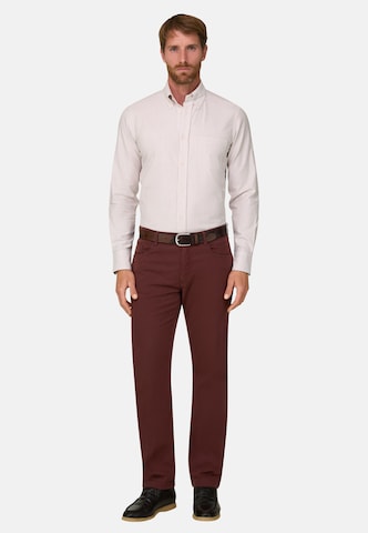 Boggi Milano Regular Jeans in Rot: Vorderseite