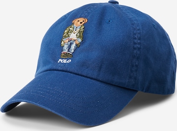 Casquette Polo Ralph Lauren en bleu : devant